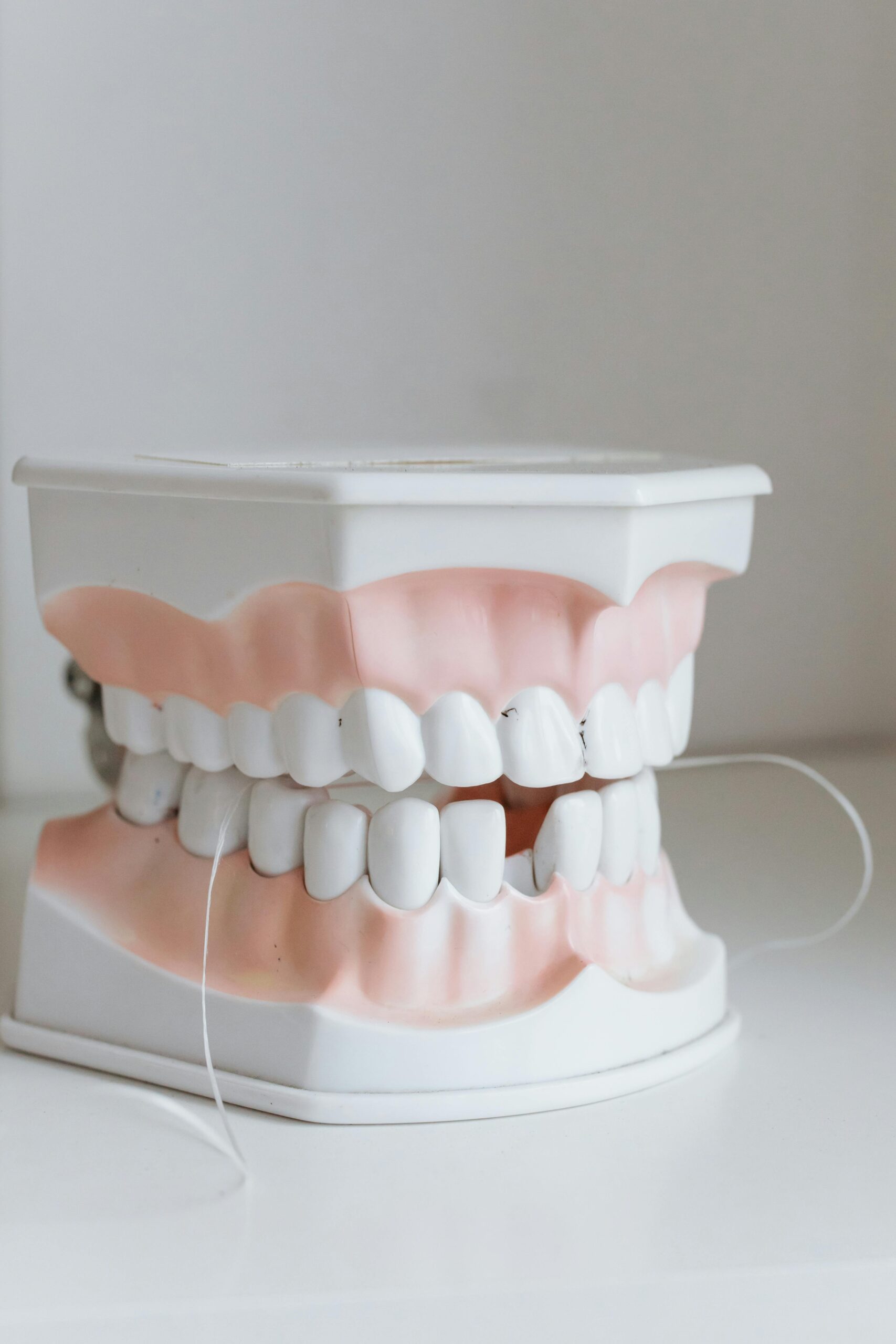 Display of teeth and gums for gums disease