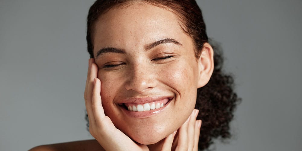 woman in Beverly Hills after getting gummy smile correction